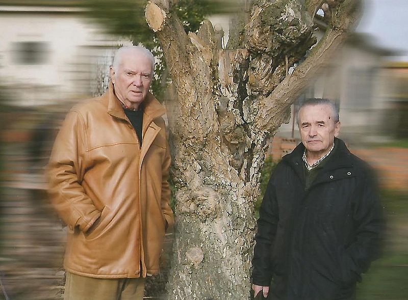 Anselmo Santos con Armando Moralejo