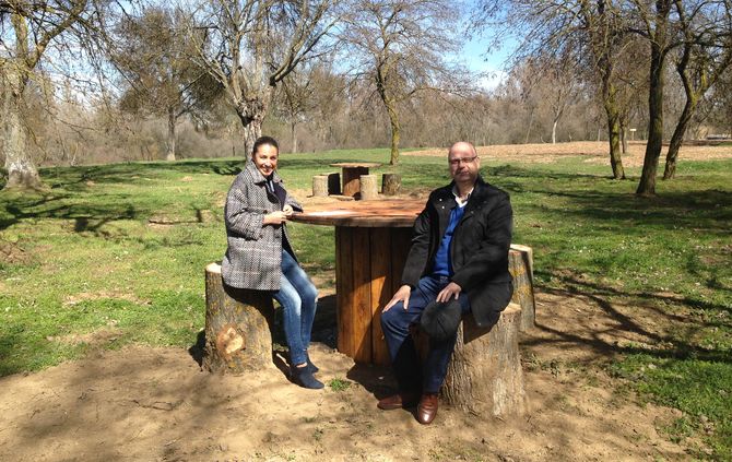 La Isla del Soto estrena mobiliario hecho con materiales reciclados