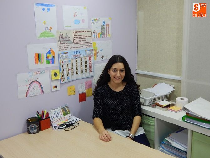 Laura Casquero, logopeda.