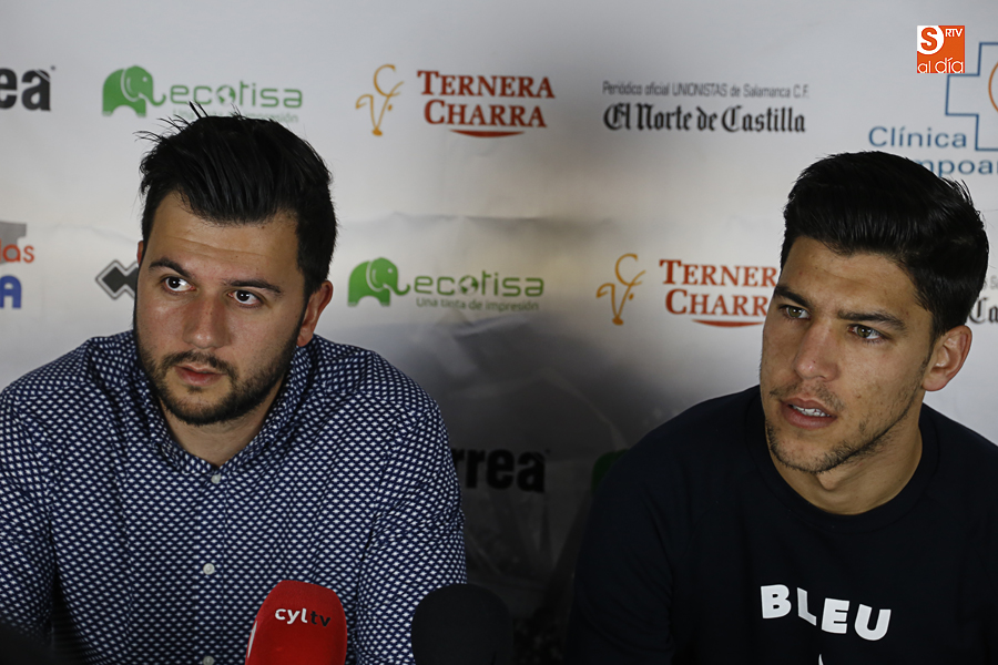 Astu y Chamorro, en la rueda de prensa. Foto: Alejandro López