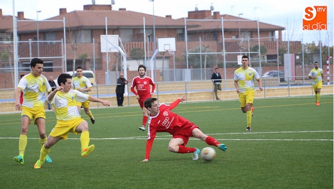 Momento del partido entre el Hergar y el Capuchinos