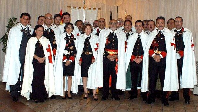 Algunos miembros representativos de la Orden Militar Española de los Caballeros Templarios