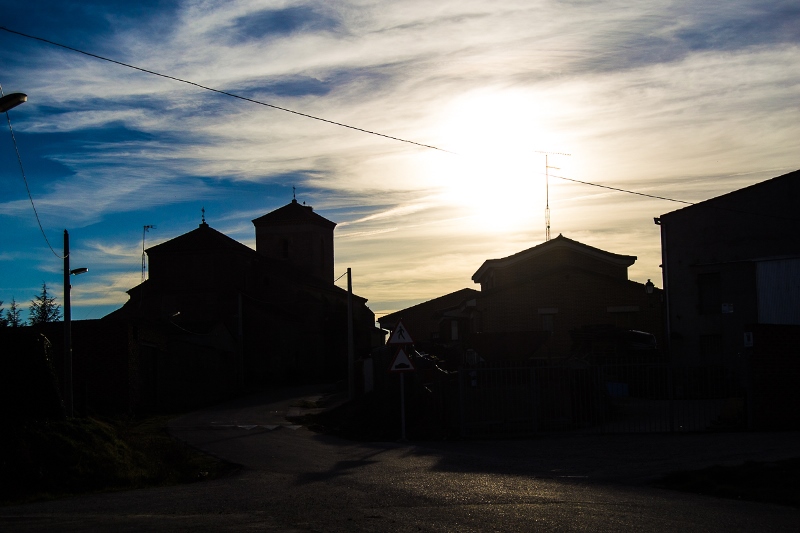 El Campo a contraluz