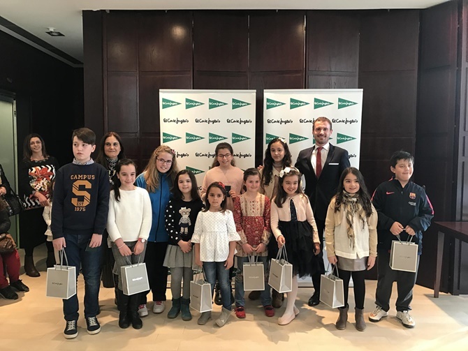 Entrega de premios en El Corte Inglés de Salamanca