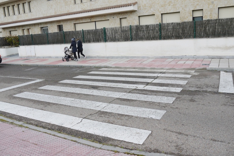 Aspecto de las obras que se han realizado en algunas calles de Carbajosa
