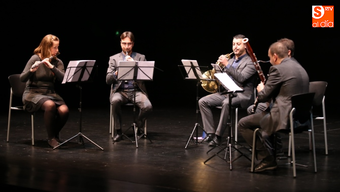 Concierto del quinteto de viento Verger en el Teatro Juan del Enzina / Foto de Alberto Martín