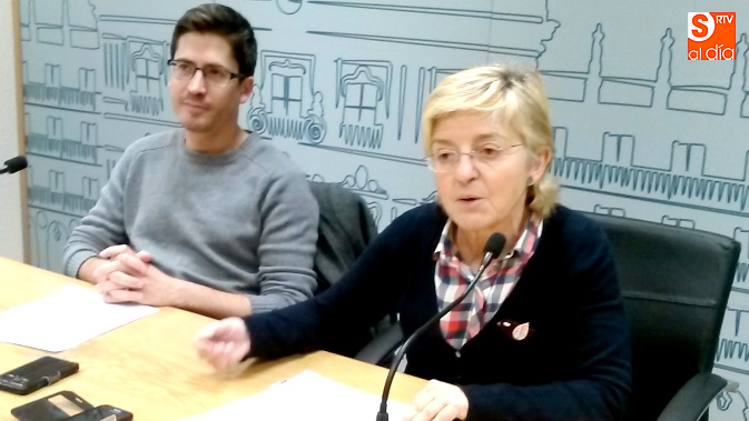 Gabriel de la Mora y Pilar Moreno, concejales de Ganemos Salamanca