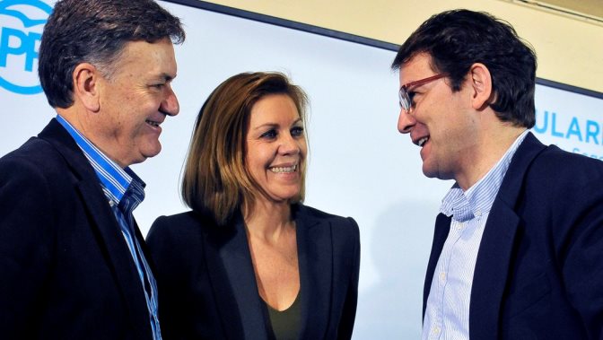 Francisco Vázquez, Dolores de Cospedal y Fernández Mañueco