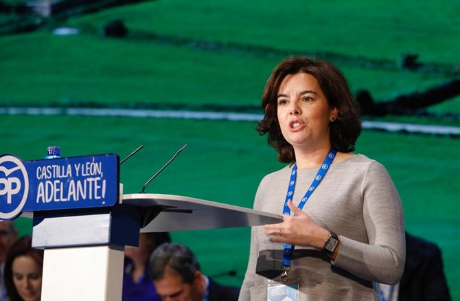 La vicepresidenta del Gobierno, Soraya Sáenz de Santamaría. Foto: PP Castilla y León