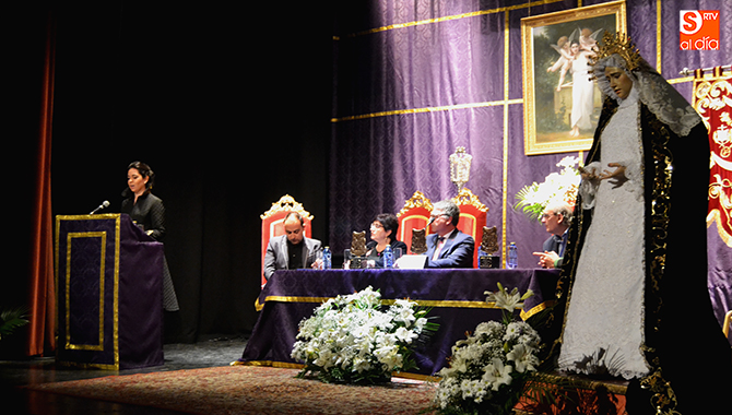 Virginia Sánchez pregonaba la Semana Santa en la tarde noche de este sábado