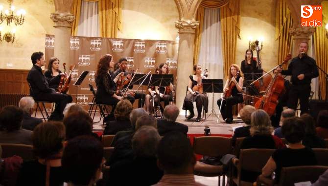 Un momento del concierto que se ofreció este domingo en el Casino de Salamanca
