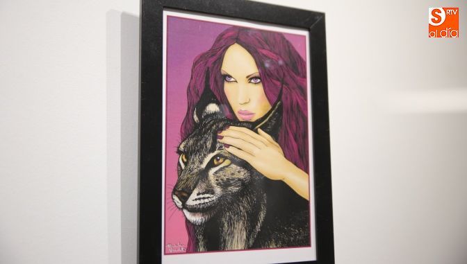 Una de las obras de Paüla Noidat que se exponen en el Espacio Joven