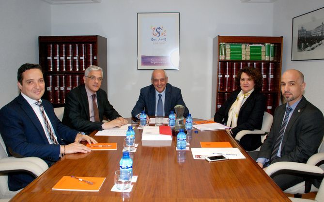 Juan Manuel Corchado, Antonio L. Sánchez Calzada-Hernández, Pedro Díaz Mesonero, María Ángeles Serrano y Óscar González Benito