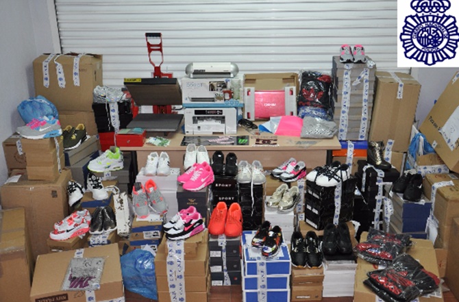 Material incautado durante los registros