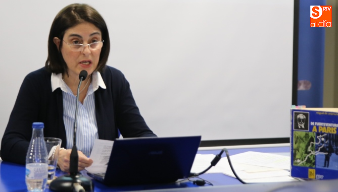 Conferencia de Elena Díaz en la Sala de la Palabra del Liceo / Foto de Alberto Martín