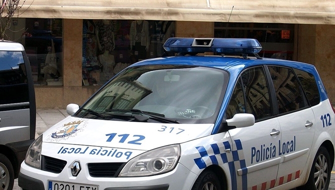 Vehículo de la Policía Local