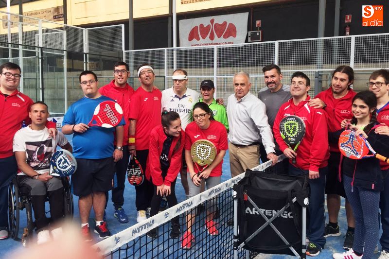 El diputado de Deportes, Jesús María Ortiz, estuvo presente en las instalaciones del Pádel Home