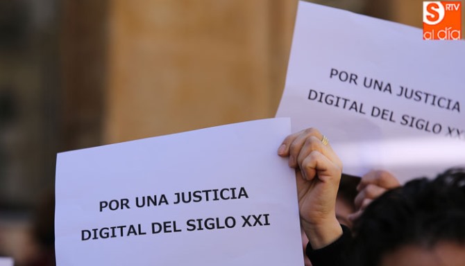 Este lunes ha vuelto a fallar el sistema informático en los juzgados