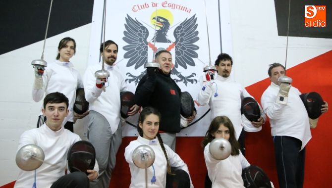 Miembros del Club Gran Capitán en un entrenamiento en la sede de conjunto