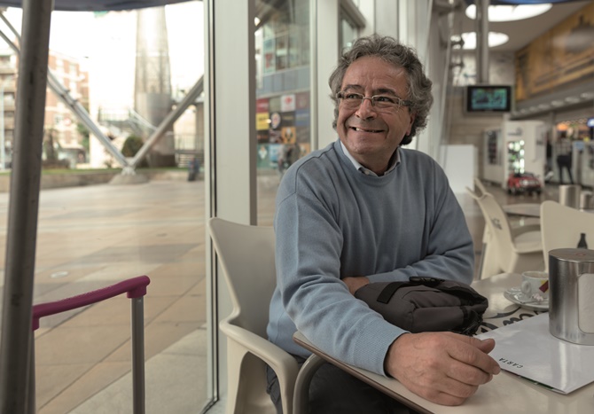 Joaquín Villén, durante la entrevista. Fotos: Carmen Borrego