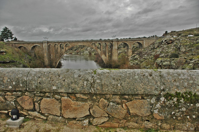 Instantánea del Puente Nuevo de Ledesma