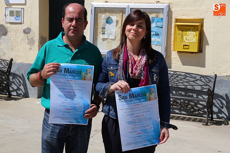 El alcalde pedáneo, Primi Rodríguez, y la concejala de Pedanías, Chus Moro, en la presentación.