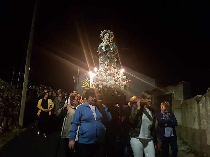 La Semana Santa avanza en Ledrada con la Procesión del Silencio