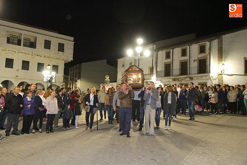 La procesión estaba compuesta por las cuatro imágenes