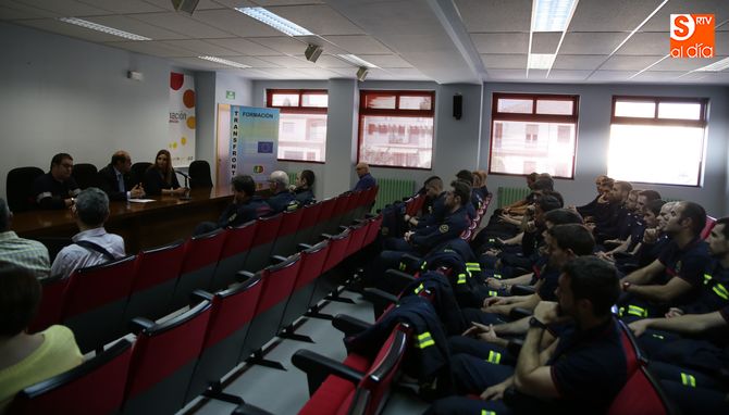 El parque de Bomberos de Salamanca se consolida como centro de referencia de formación  