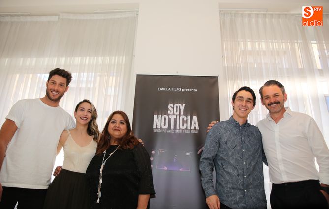 Acto de presentación del cortometraje Soy Noticia. Foto: Alberto Martín