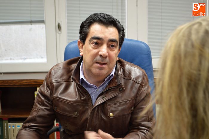 José Vicente Martín Galeano en una entrevista para SALAMANCA rtv AL DÍA | Fotos: Ángel Merino