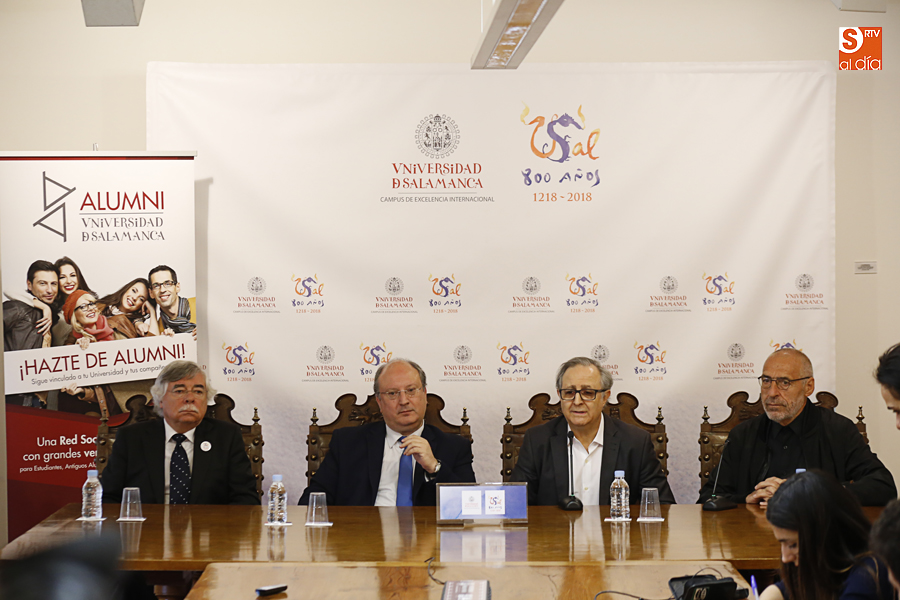 Román Álvarez, Enrique Cabero, José Antonio Sayagués y Polus. Foto: Alejandro López