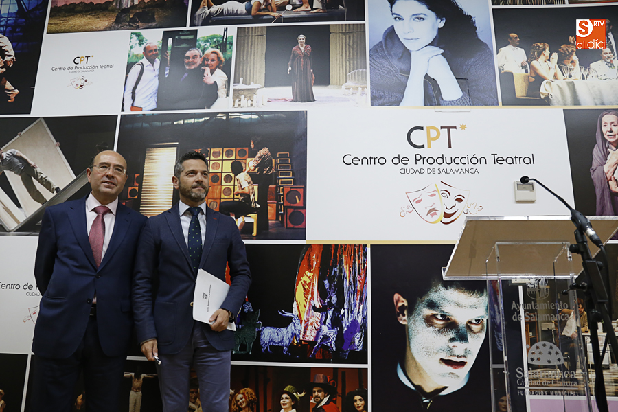 Momento de la presentación del Centro de Producción Teatral de Salamanca (Foto de Álex López)