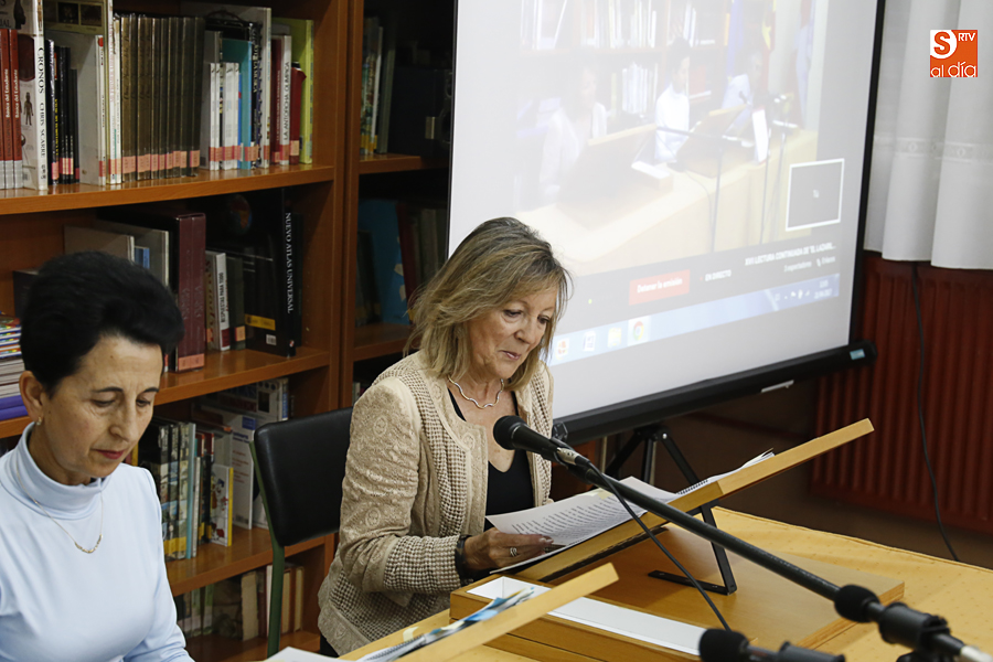 Lectura del Lazarillo de Tormes en el colegio (Foto de Álex López)