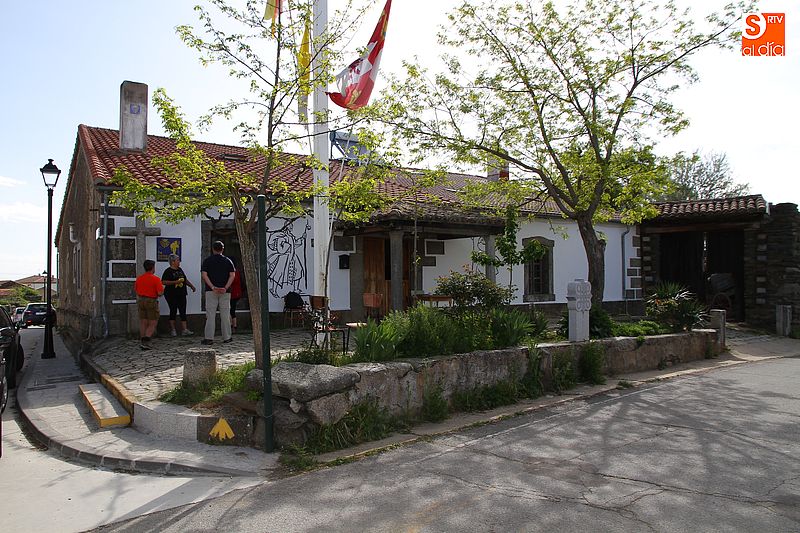 El albergue de Fuenterroble acoge a numerosos peregrinos en bicicleta.