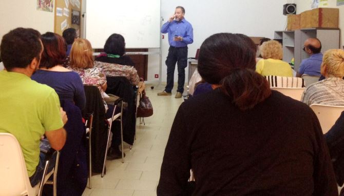 Una de las charlas de Juan Campos Tirado en este curso de medicina tradicional china