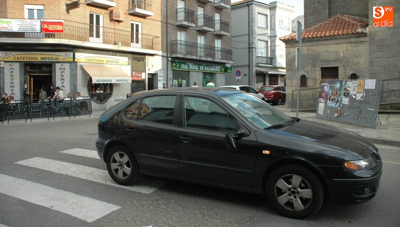 Lugar con el vehículo donde se produjo el accidente
