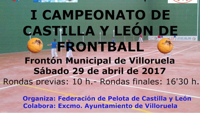 Villoruela acogerá el próximo fin de semana el I Campeonato Autonómico de FrontBall  