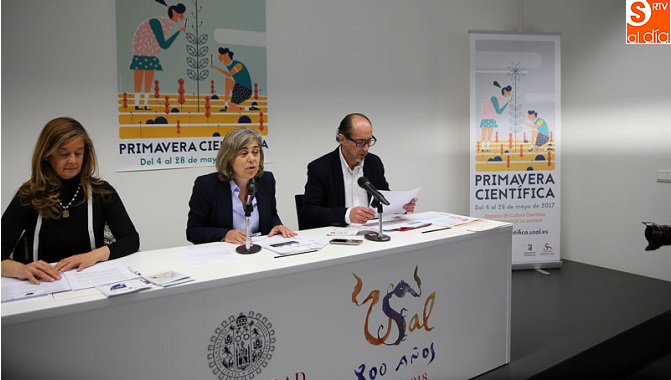 Momento de la presentación de la Primavera Científica