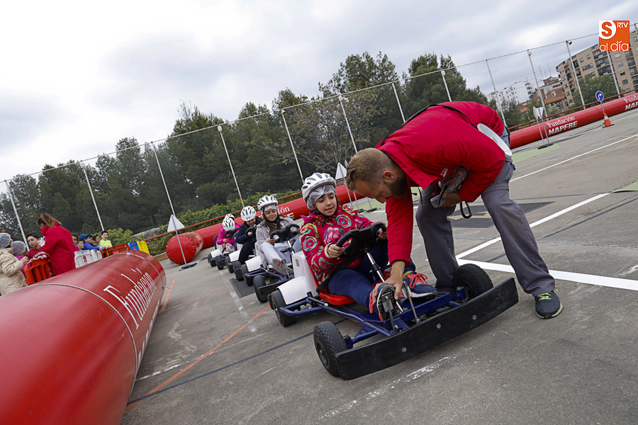 Los alumnos pudieron practicar en un circuito / Foto de Alejandro López