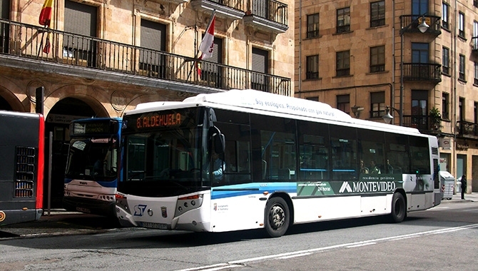 Autobús urbano en Salamanca