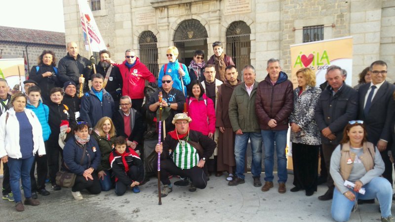 Treinta peregrinos han iniciado hoy la ruta de peregrinación