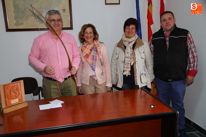 Manuel Ramos, María Luisa Peláez, Faustina Rodríuez y Alfredo Wices en la presentación.