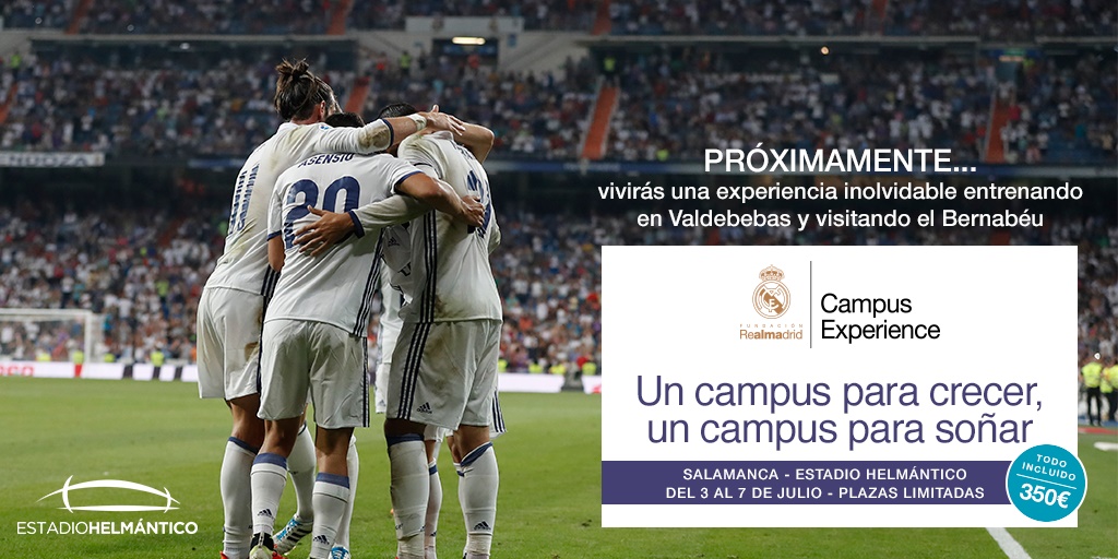 El Campus Experiencie de la Fundación del Real Madrid llega a Salamanca       