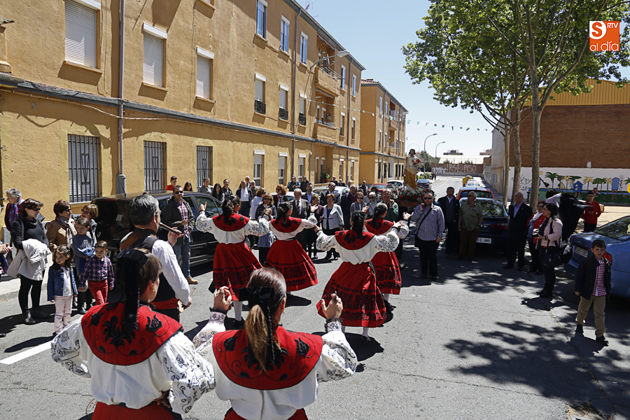 Bailes en el día grande del barrio de Ciudad Jardín. Foto: Alejandro López