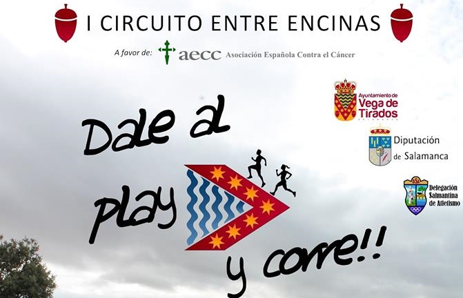Cartel del I Circuito entre encinas a disputar en Vega de Tirados