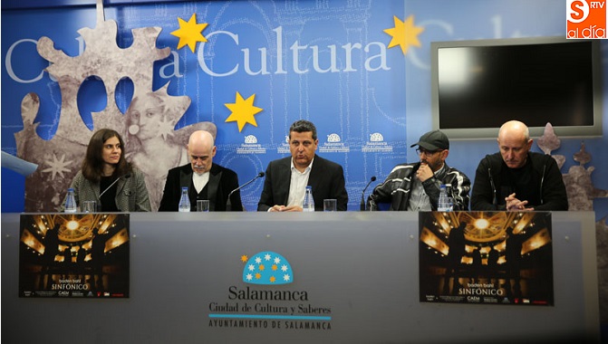 Presentación del concierto en la Sala de la Palabra. Foto: Alberto Martín