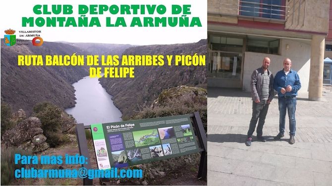 El Club Deportivo de Montaña La Armuña organiza una ruta por Las Arribes del Duero  