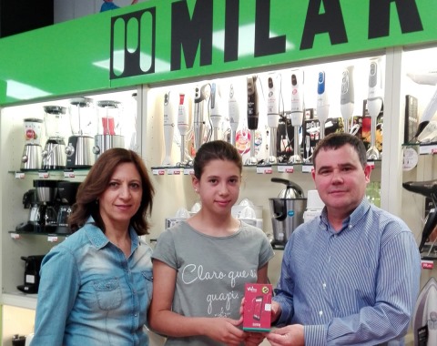 Entrega del premio de la Canasta Milar