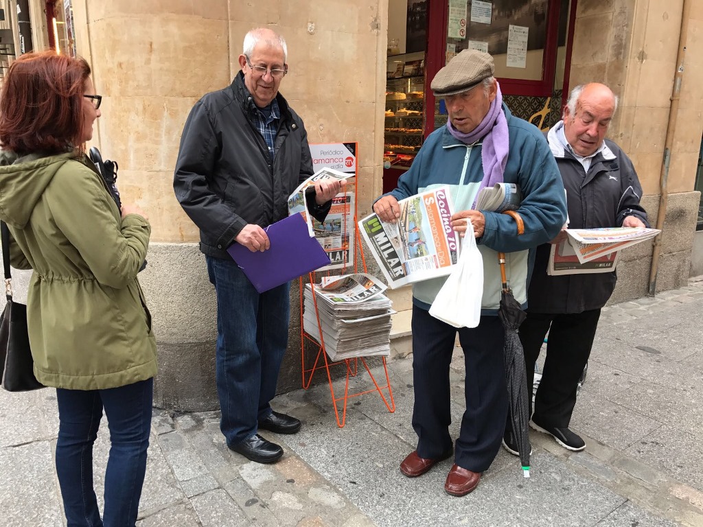 Foto 2 - Excelente acogida al periódico gratuito SALAMANCA AL DÍA de mayo en la ciudad y comarcas